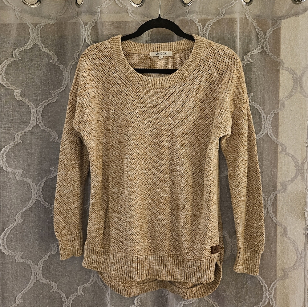 Rip Curl Tan Crew Neck Sweater
